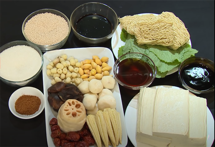 Nguyên liệu món ăn đậu hũ tiềm