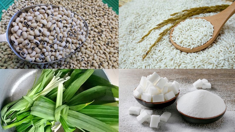 Nguyên liệu món ăn chè đậu