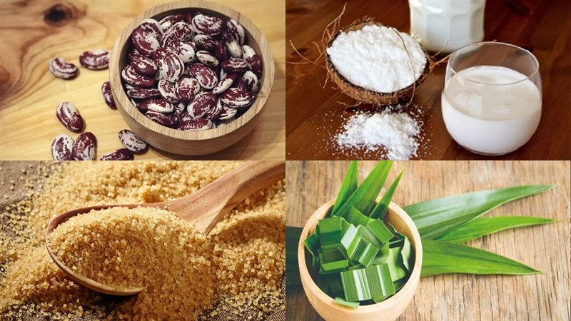 Nguyên liệu món ăn chè đậu ngự