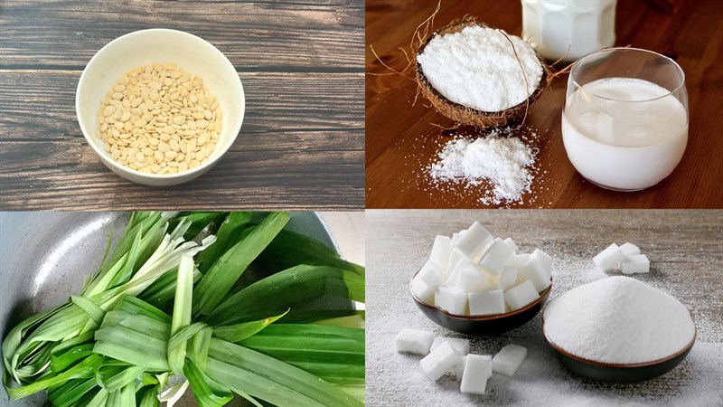 Nguyên liệu món ăn chè đậu