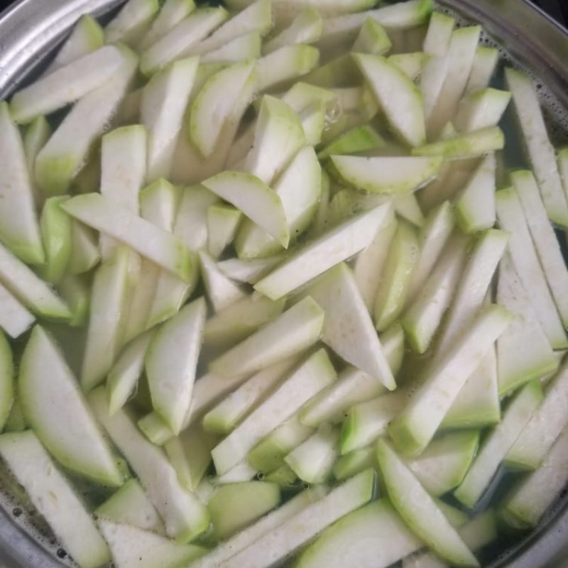 Bước 3 Nấu canh hến với bầu Canh bầu nấu hến