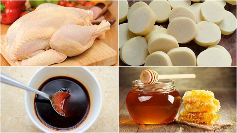 Nguyên liệu món ăn fà nướng xá xíu