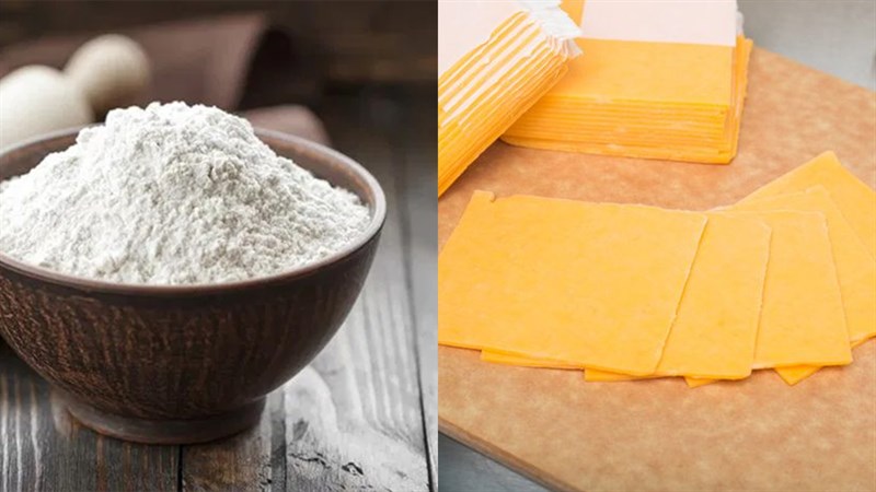 Nguyên liệu món ăn 2 cách làm bánh gạo nhân phô mai