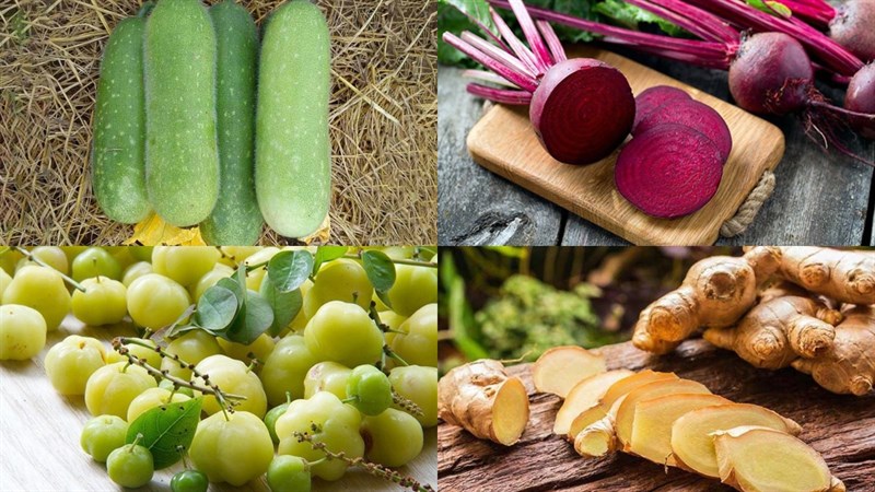 Nguyên liệu món ăn nước ép bí đao