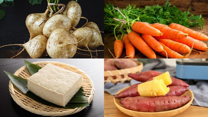 Nguyên liệu món ăn bún bì chay