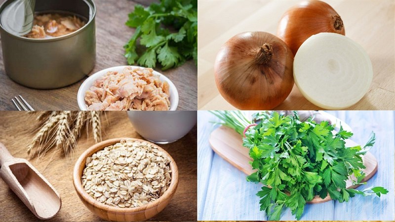 Nguyên liệu món ăn chả cá ngừ