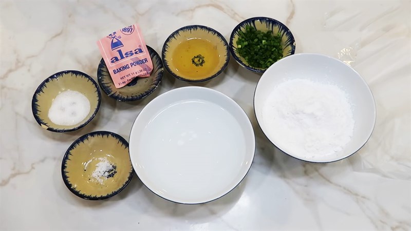 Nguyên liệu món ăn bánh tráng giấy