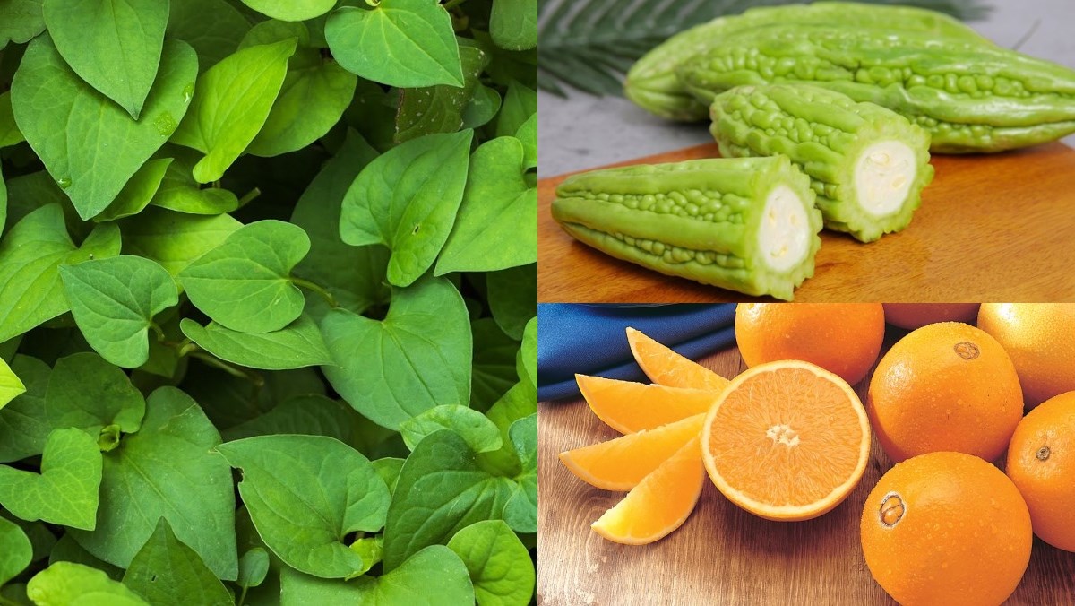 Nguyên liệu món ăn nước ép rau diếp cá