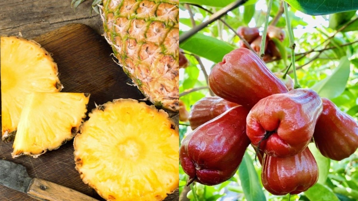 Nguyên liệu món ăn nước ép dứa - thơm