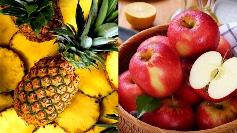 Nguyên liệu món ăn nước ép dứa - thơm