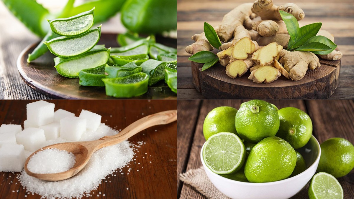 Nguyên liệu món ăn nước ép nha đam