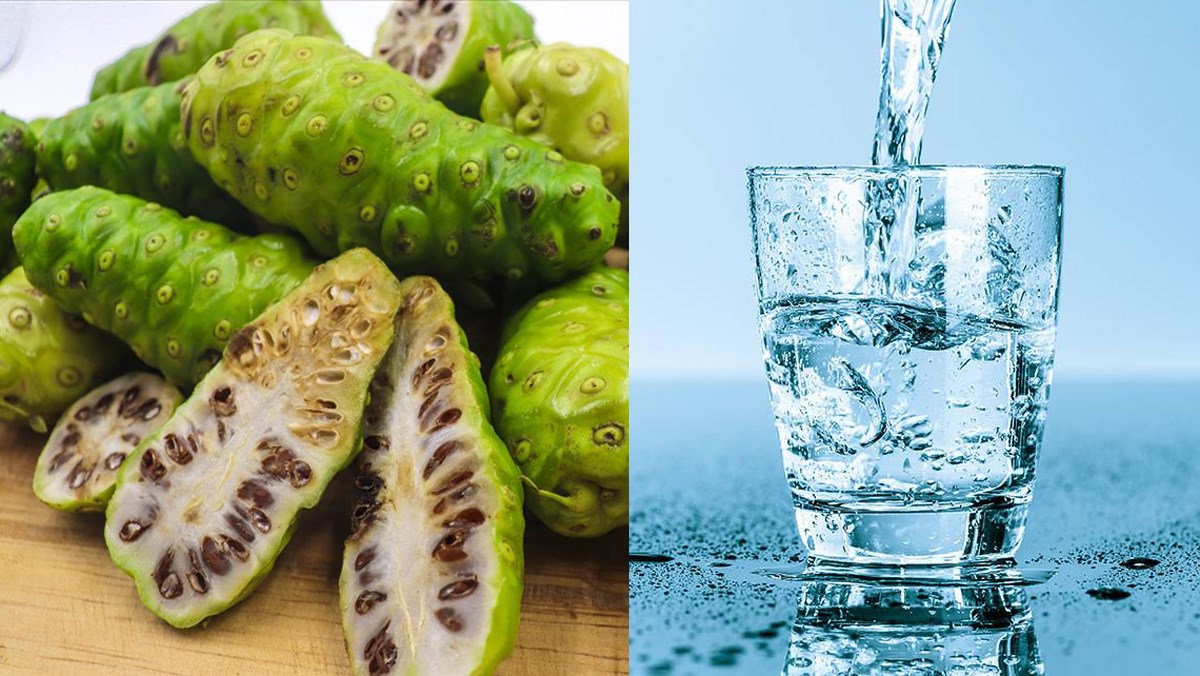 Nguyên liệu món ăn nước ép trái nhàu, nước ép trái nhàu cà rốt