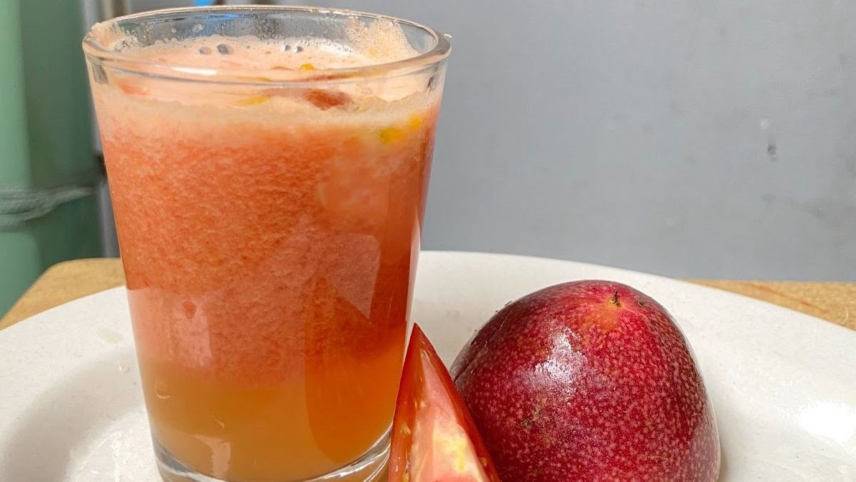 Nước ép cà chua chanh dây