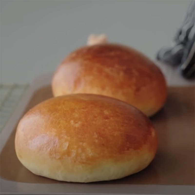 Bước 6 Nướng bánh Bánh mì nhân kem sữa