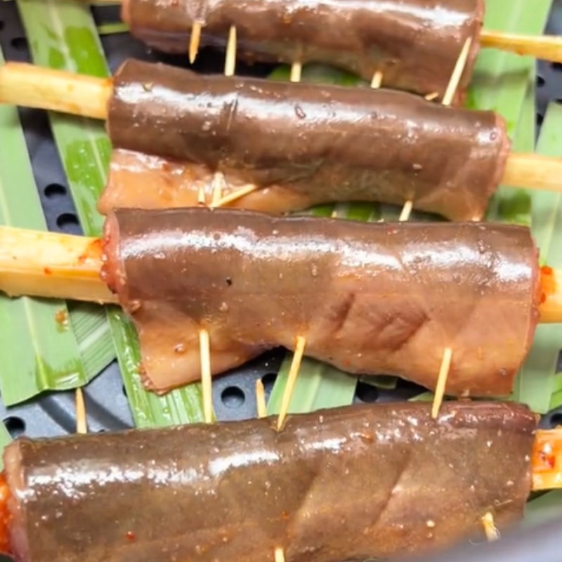 Bước 3 Nướng lươn Lươn nước muối ớt (Công thức được chia sẻ từ Tiktok Cách Nấu Ngon cùng Cách Nấu Ngon)