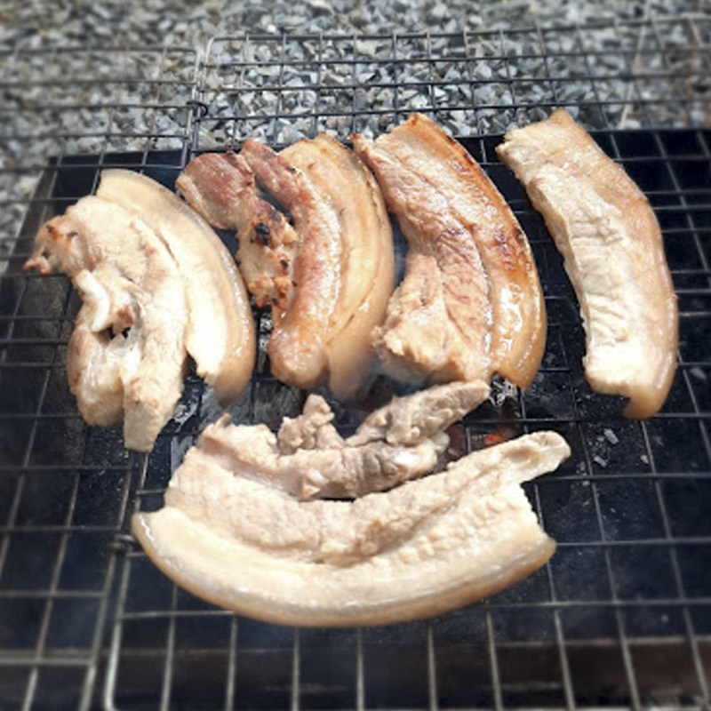 Bước 4 Nướng thịt Thịt nướng mật ong