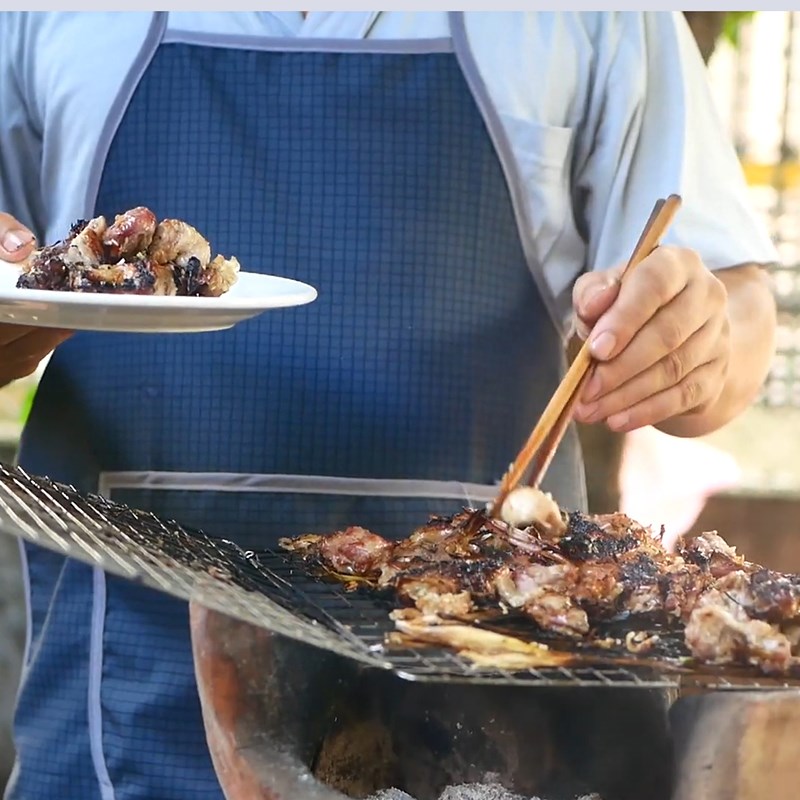 Bước 4 Nướng vịt Bún vịt nướng