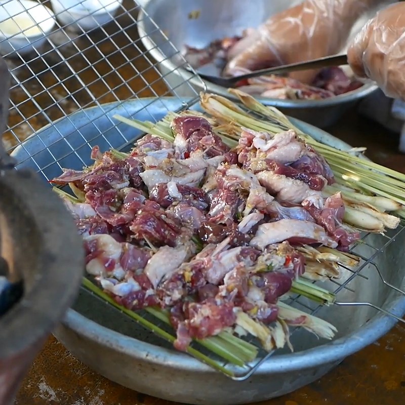 Bước 4 Nướng vịt Bún vịt nướng