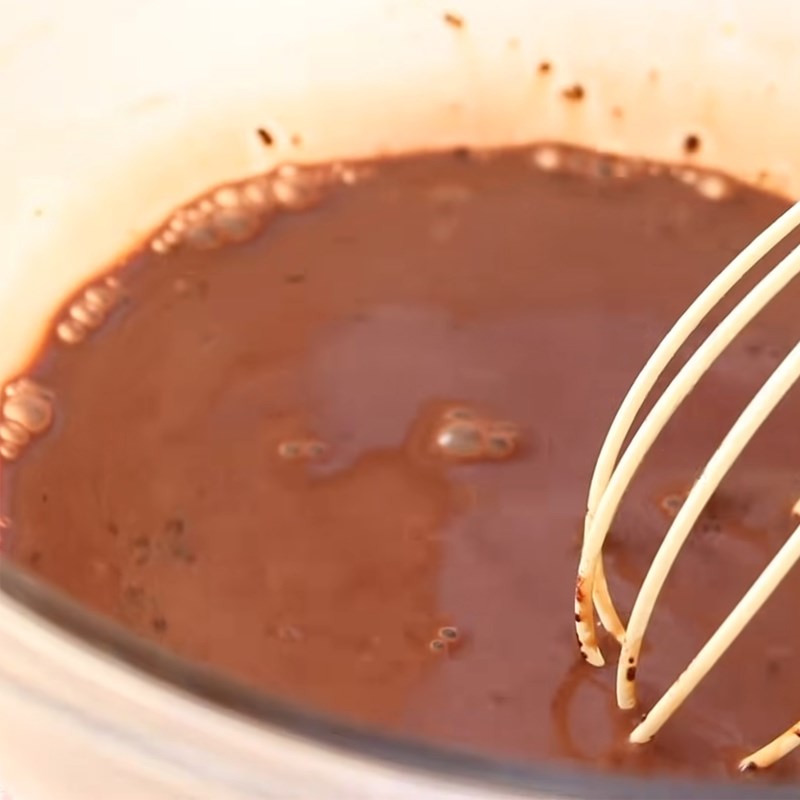Bước 2 Pha cacao Pudding cacao (có gelatin)