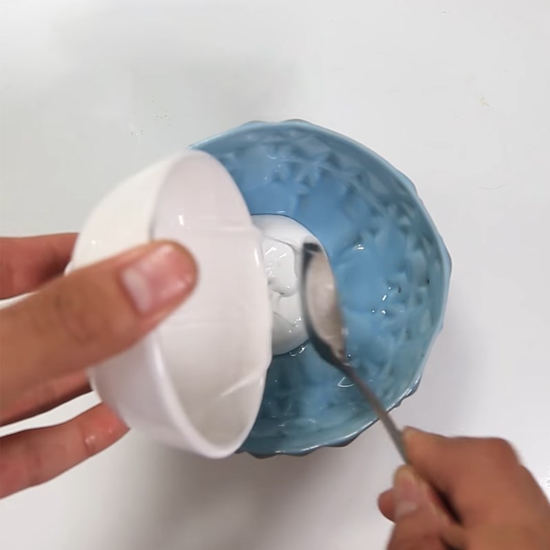 Bước 2 Pha sữa dừa Chè mít sữa dừa