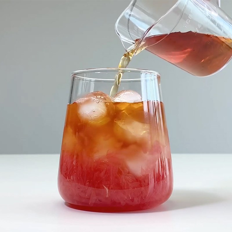 Bước 3 Pha trà bưởi Trà bưởi mật ong