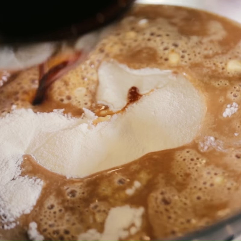Bước 1 Pha trà sữa Trà sữa kem phô mai (có cream cheese)