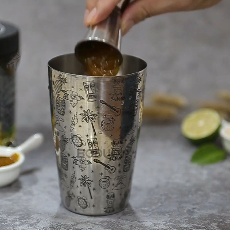 Bước 2 Pha trà sữa socola chuối Trà sữa socola chuối