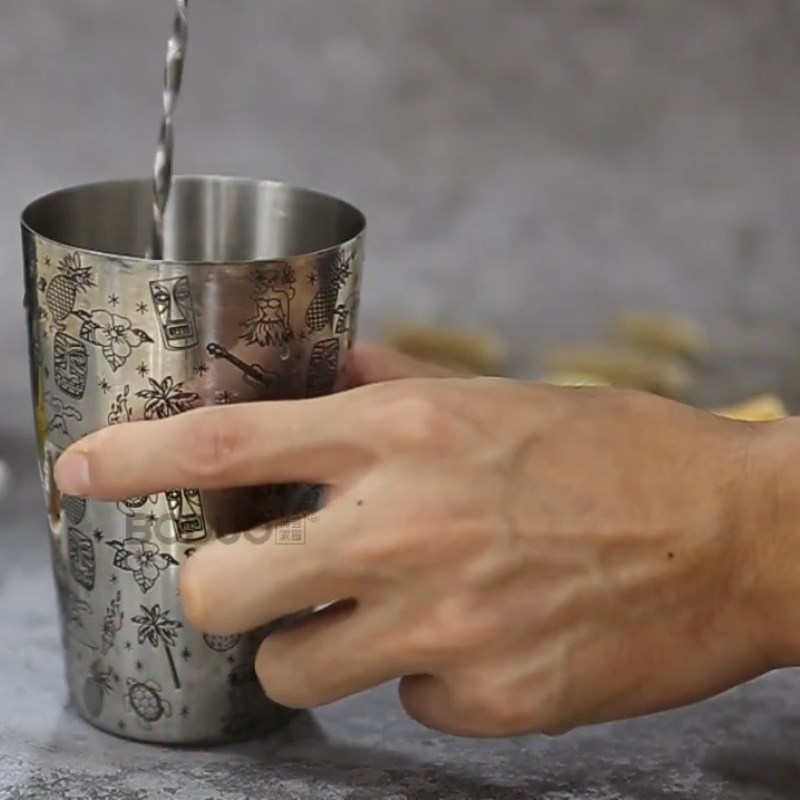 Bước 2 Pha trà sữa socola chuối Trà sữa socola chuối