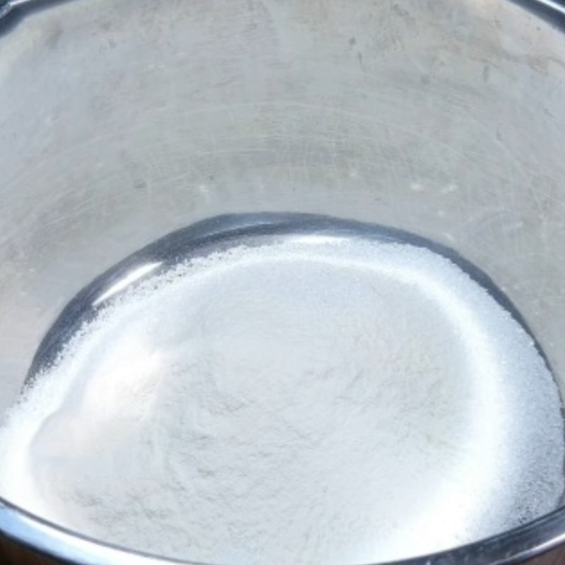 Bước 1 Pha và ngâm hỗn hợp bột rau câu Rau câu lá dứa nước cốt dừa