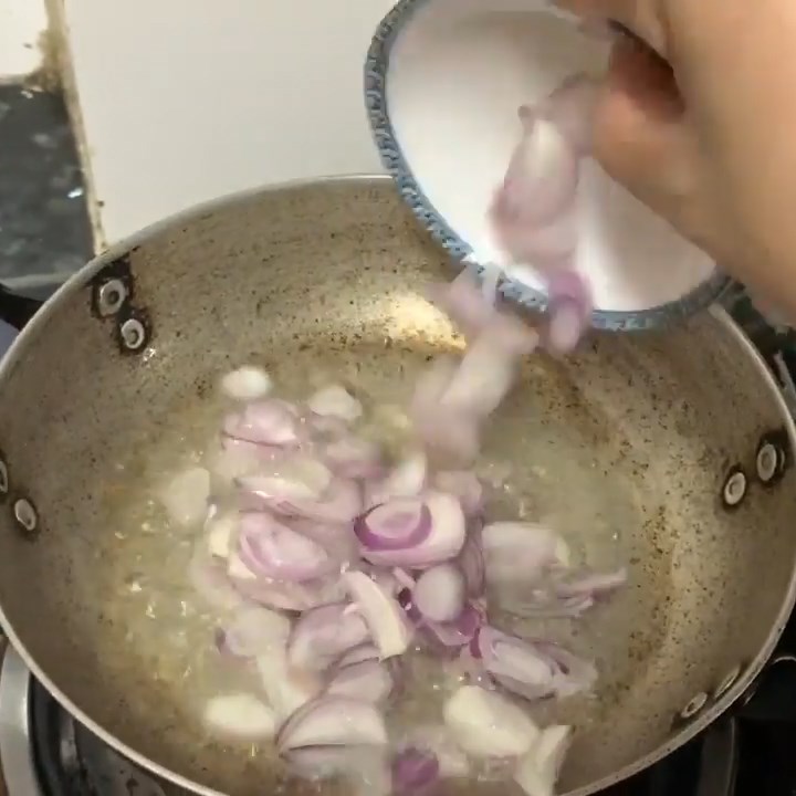 Bước 5 Phi hành tím Nui xương heo chân gà