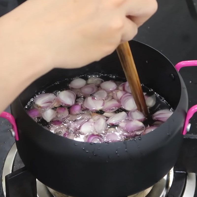 Bước 3 Phi hành tím Bún riêu cua đồng