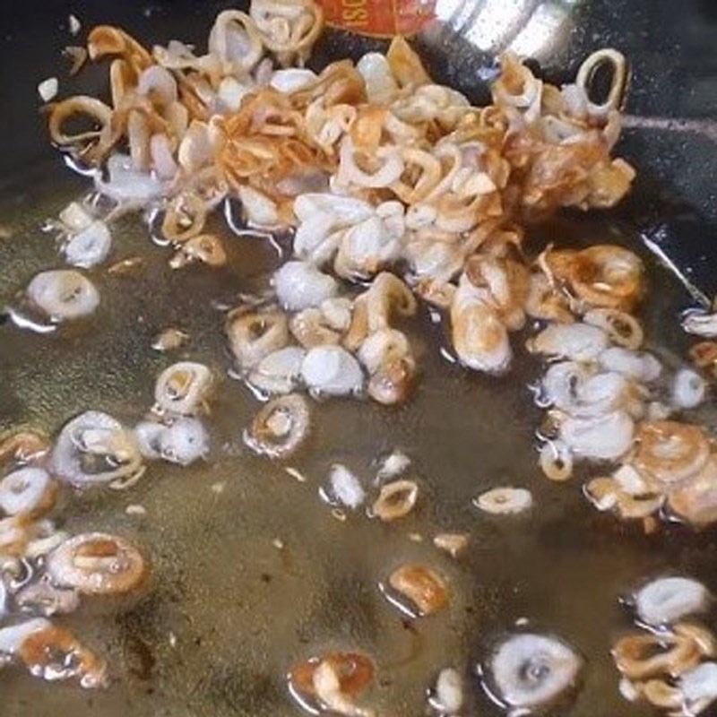 Bước 3 Phi hành tím Bánh canh gà