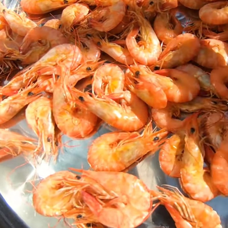 Bước 3 Phơi tôm và hoàn thành Tôm khô một nắng