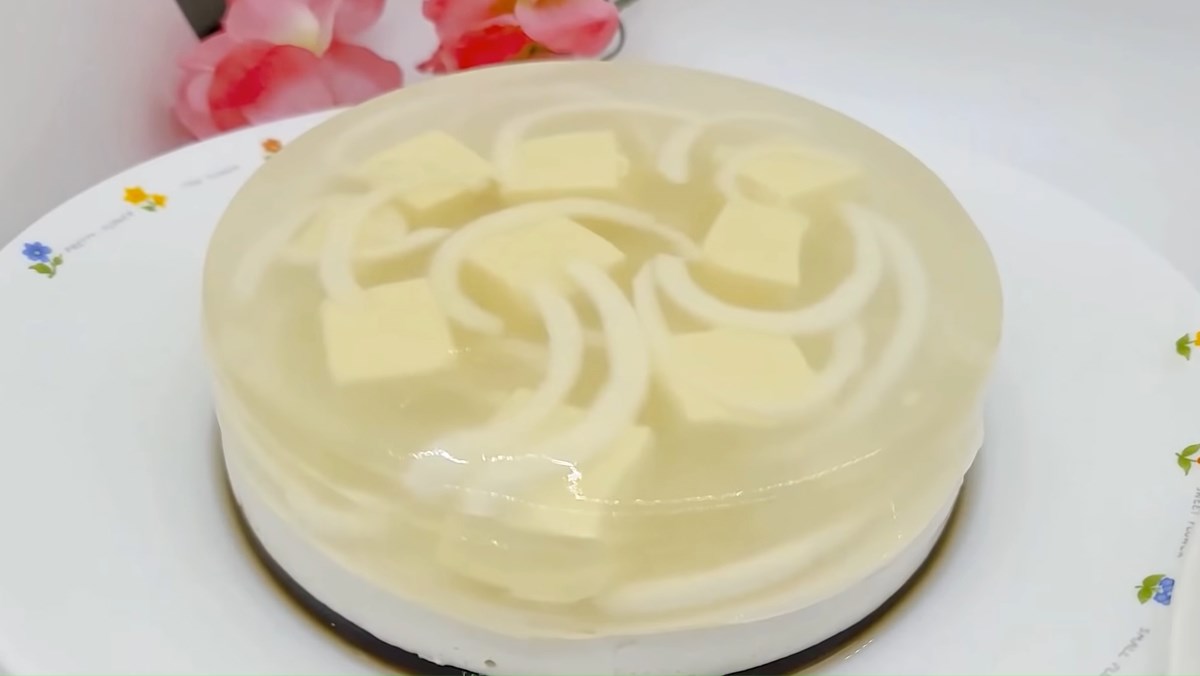 Rau câu dừa phô mai