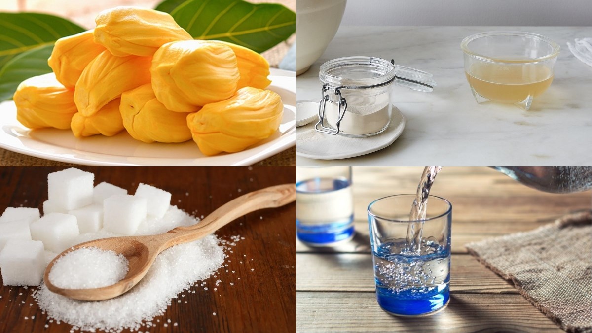 Nguyên liệu món ăn rau câu mít