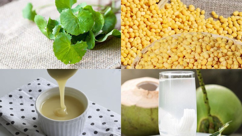 Nguyên liệu món ăn rau má