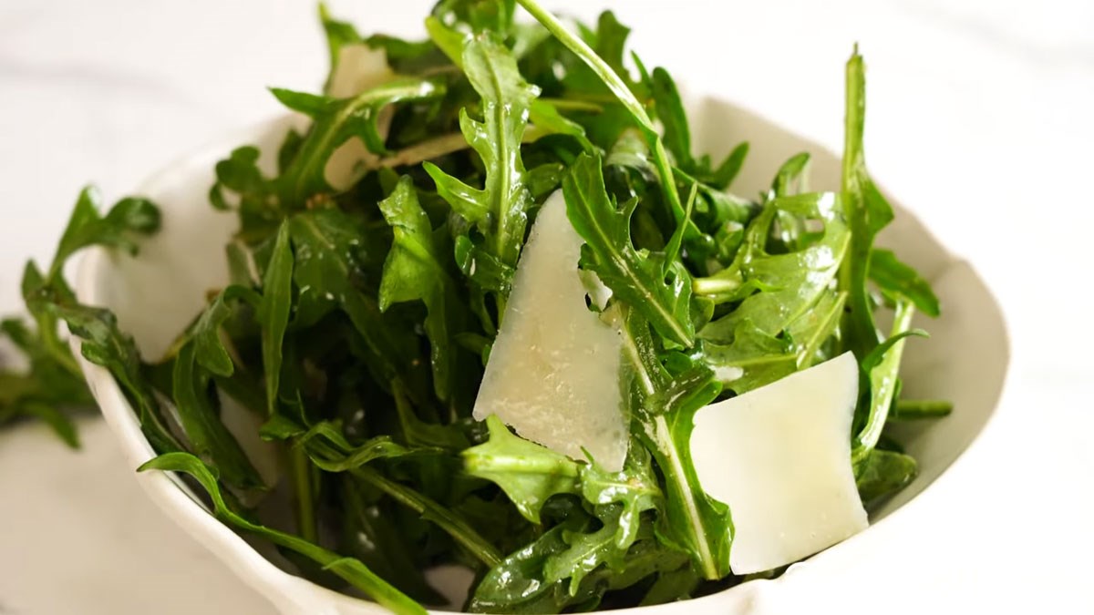 Rocket salad phô mai giấm