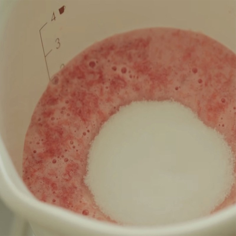 Bước 2 Sên hỗn hợp nước bưởi Mousse bưởi