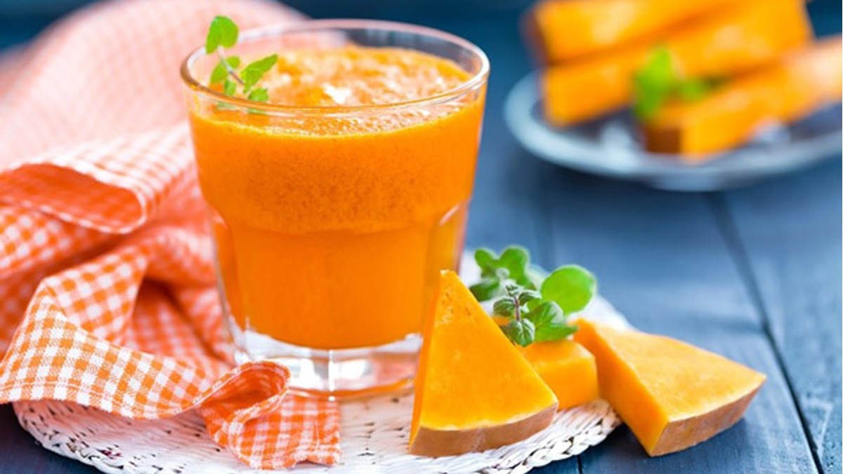 Sinh tố bí đỏ cà rốt