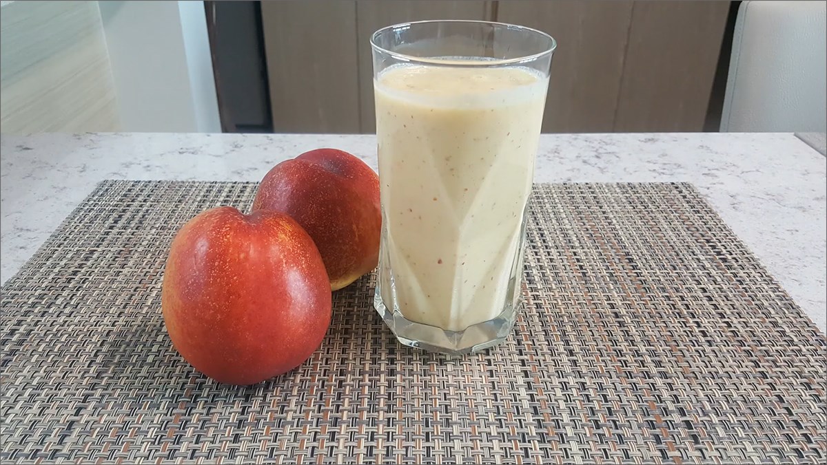 Sinh tố đào sữa chua