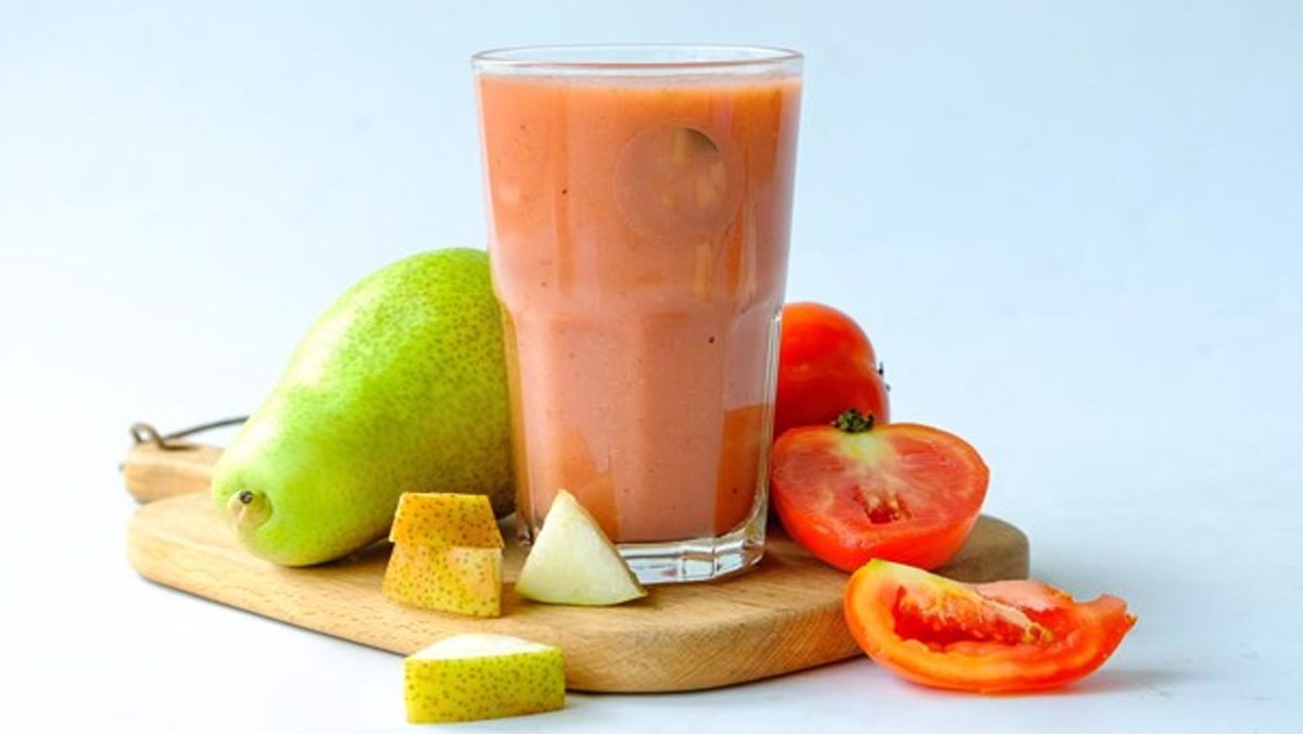 Sinh tố cà chua lê