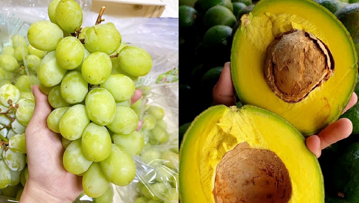 Nguyên liệu món ăn sinh tố nho xanh