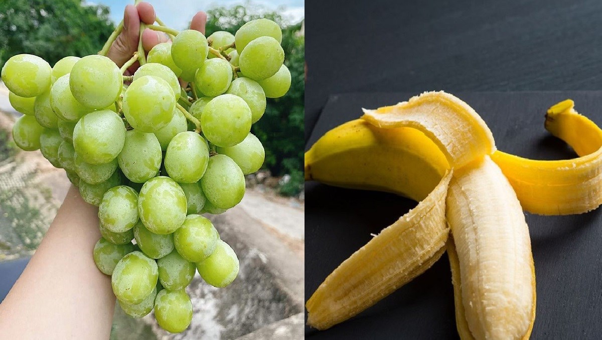 Nguyên liệu món ăn sinh tố nho xanh