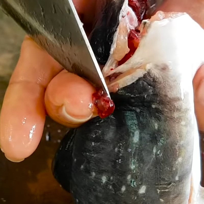 Bước 1 Sơ chế cá trê Cá trê kho tiêu