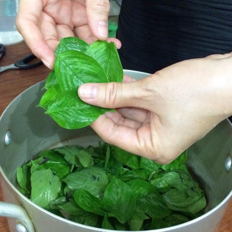 Bước 1 Sơ chế các nguyên liệu Bánh cuốn ngọt miền Tây