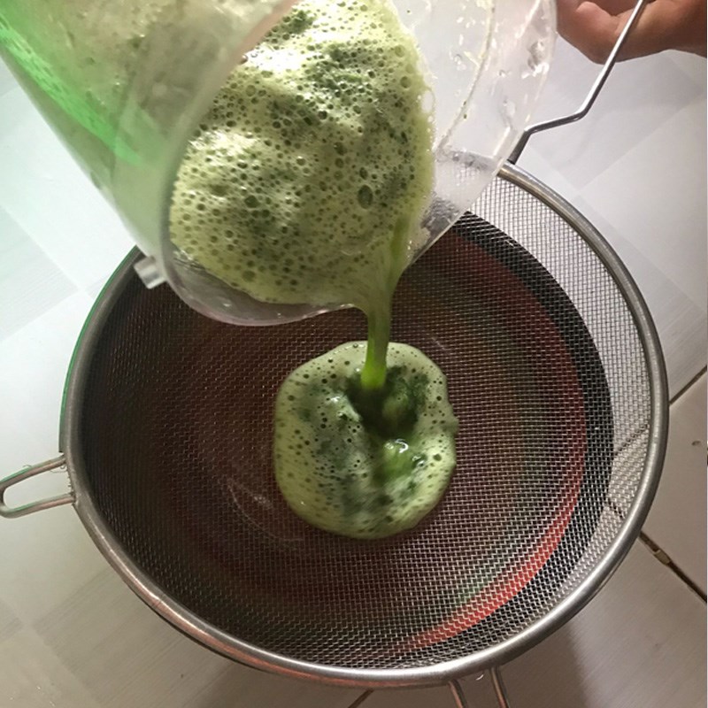 Bước 1 Sơ chế các nguyên liệu Chè bánh lọt nước cốt dừa