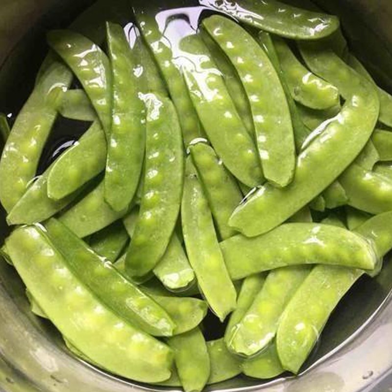 Bước 2 Sơ chế các nguyên liệu khác Bắp non xào thịt bò