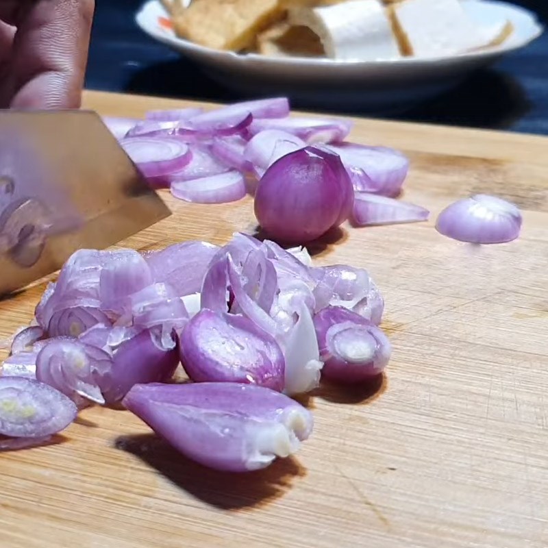 Bước 2 Sơ chế các nguyên liệu khác Hủ tiếu bò kho chay