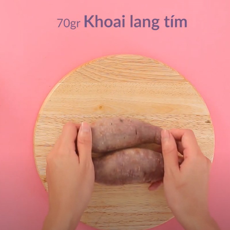 Bước 2 Sơ chế các nguyên liệu khác Cháo lươn khoai lang tím