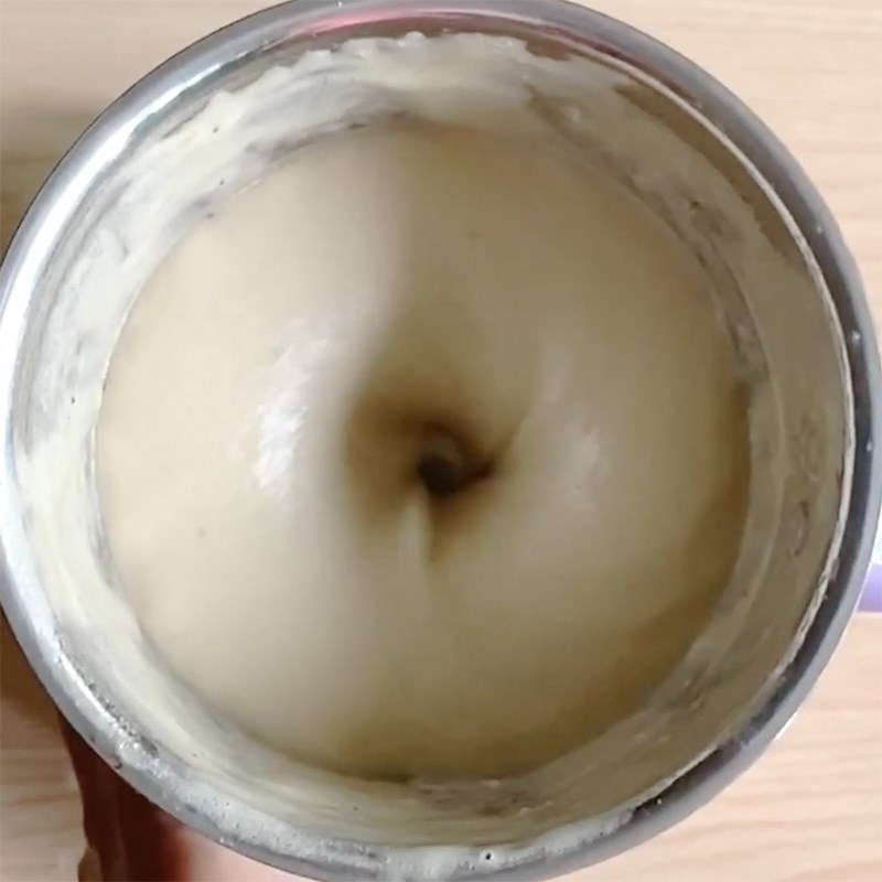 Bước 1 Sơ chế chuối Kem bơ đậu phộng và chuối